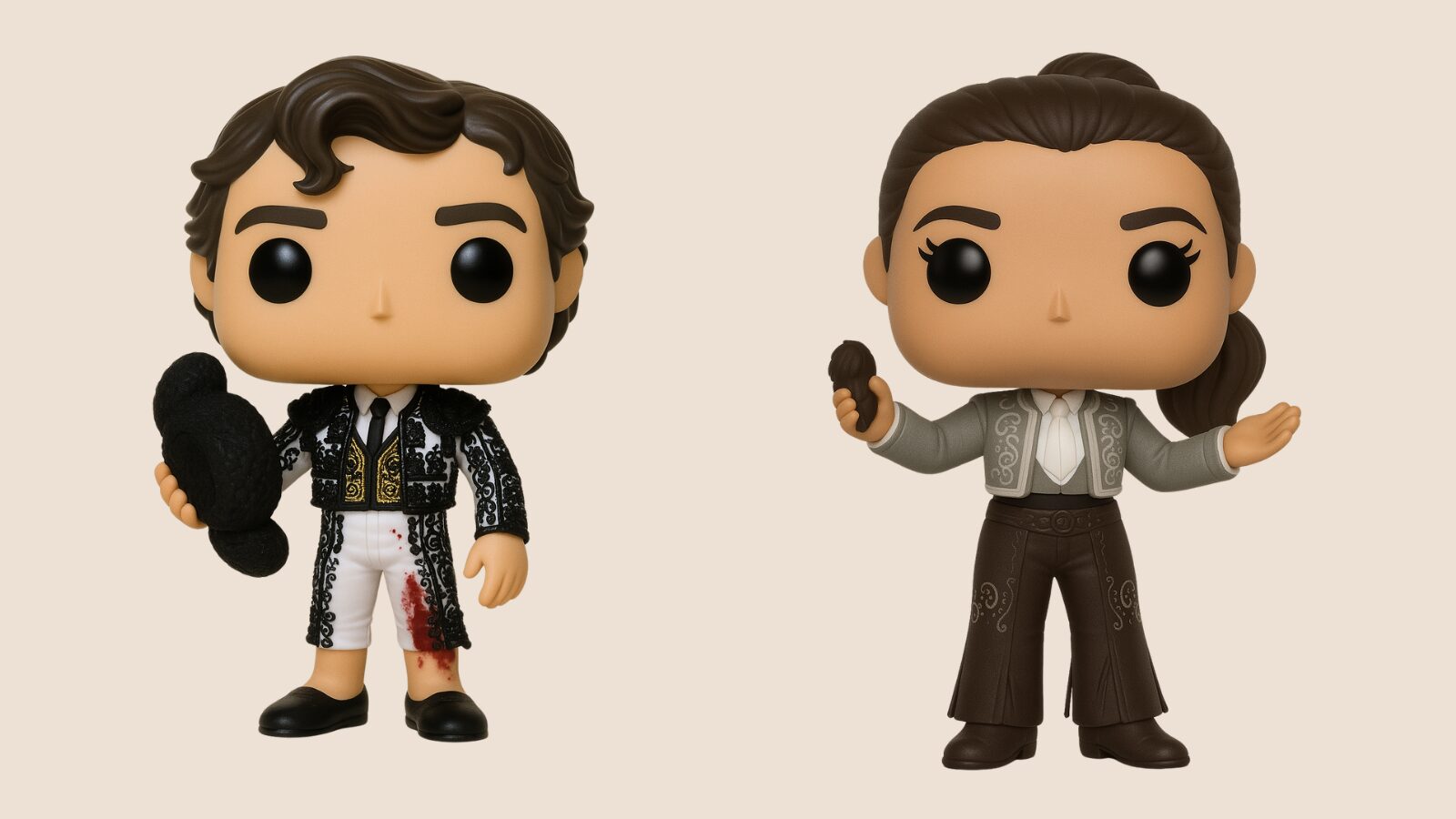 Lea Vicens et Sébastien Castella en figurines Pop